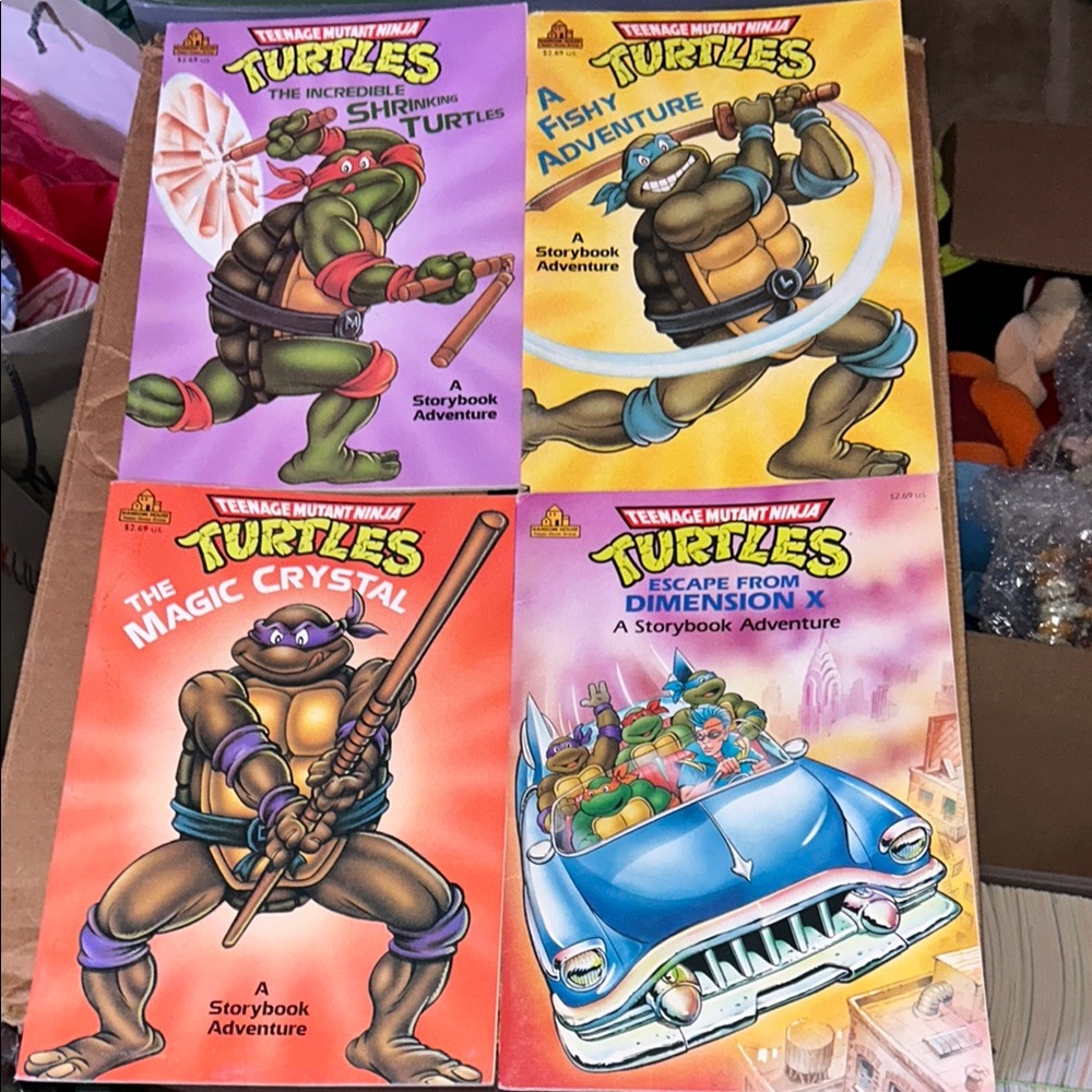 HP🎊🎊Teenage Mutant Ninja Turtles Storybook Adventure Set